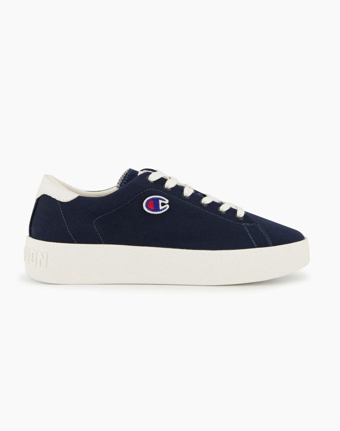 Champion Dame Sneakers MørkeBlå - ERA Canvas - Danmark PAL-418763